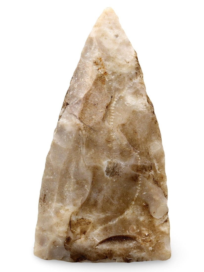 Authentic Ancient Native American Flint Arrowhead Prehistoric Artifact: Authentic Ancient Native American Flint Arrowhead Prehistoric Artifact