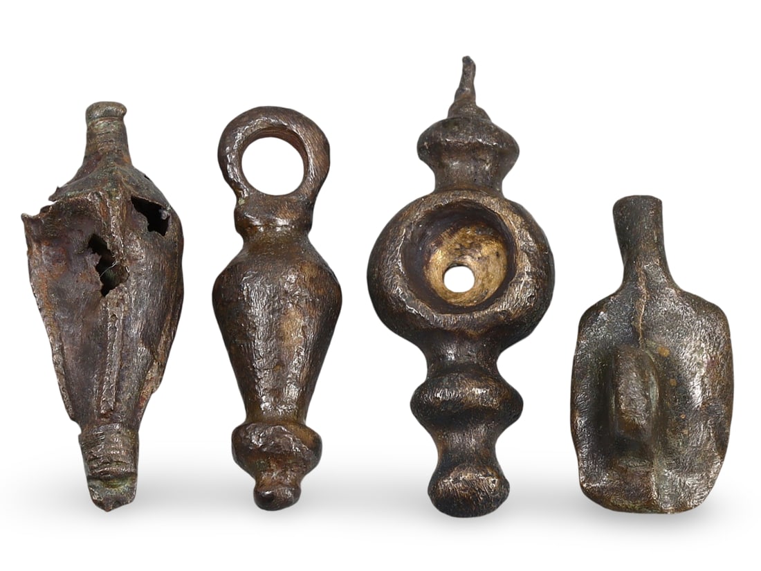 Lot of Ancient Roman - Medieval Viking Bronze Ornaments Artifacts: Lot of Ancient Roman - Medieval Viking Bronze Ornaments Artifacts