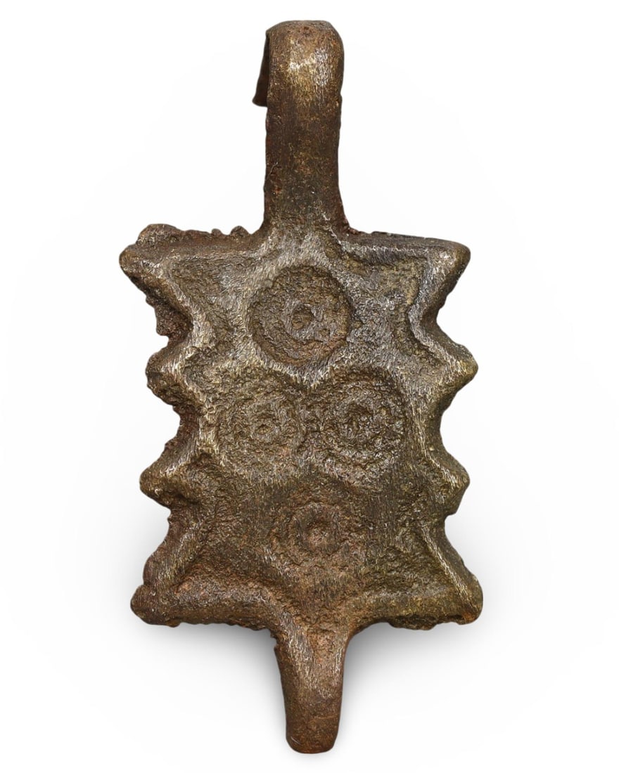 Medieval Norse Viking Bronze Openwork Pendant/Strap Fitting (1 of 2)