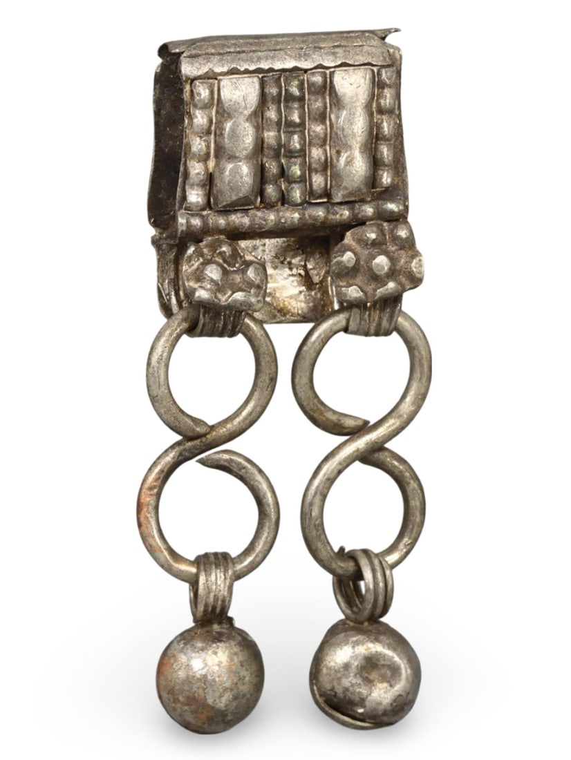 Ancient Medieval Viking Latgalian HackSilver Jewelry Ornament: Ancient Medieval Viking Latgalian HackSilver Jewelry Ornament