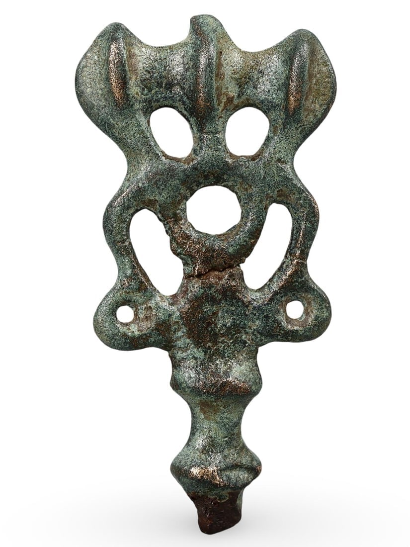 Ancient Medieval Roman Byzantine Bronze Fibula Brooch, 4th-7th Century: Ancient Medieval Roman Byzantine Bronze Fibula Brooch, 4th-7th Century