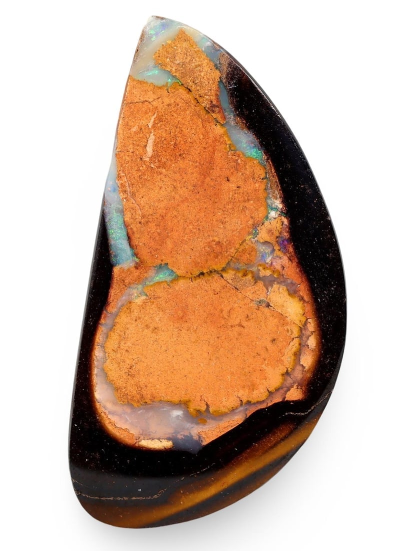 Australian Matrix Boulder Opal Cabochon Gem (1 of 2)