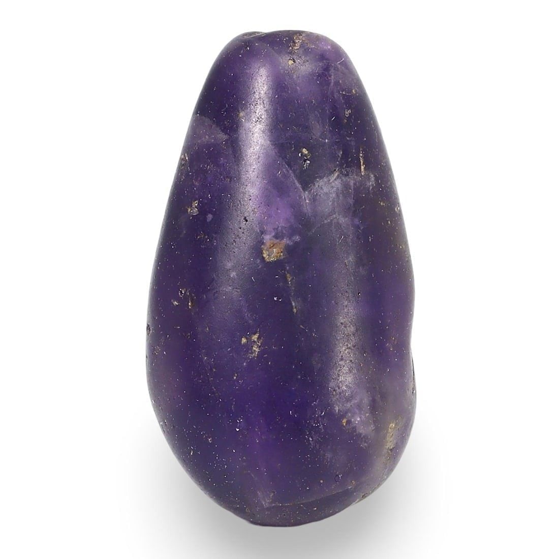 Ancient Early Anglo-Saxon Amethyst Pendant Bead Gem, 5th-7th Century AD (1 of 2)