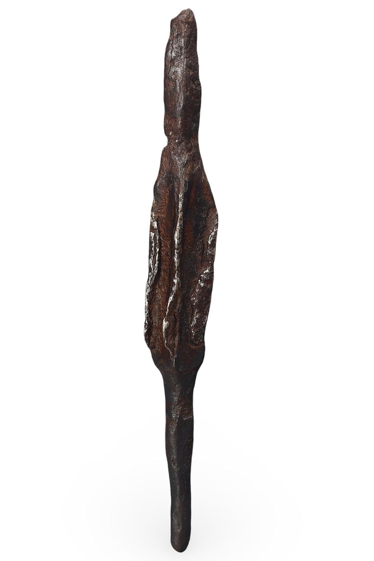 Ancient Scythian Trilobate Bladed Copper Alloy Iron Arrowhead, 7th-3rd Century BC (1 of 2)
