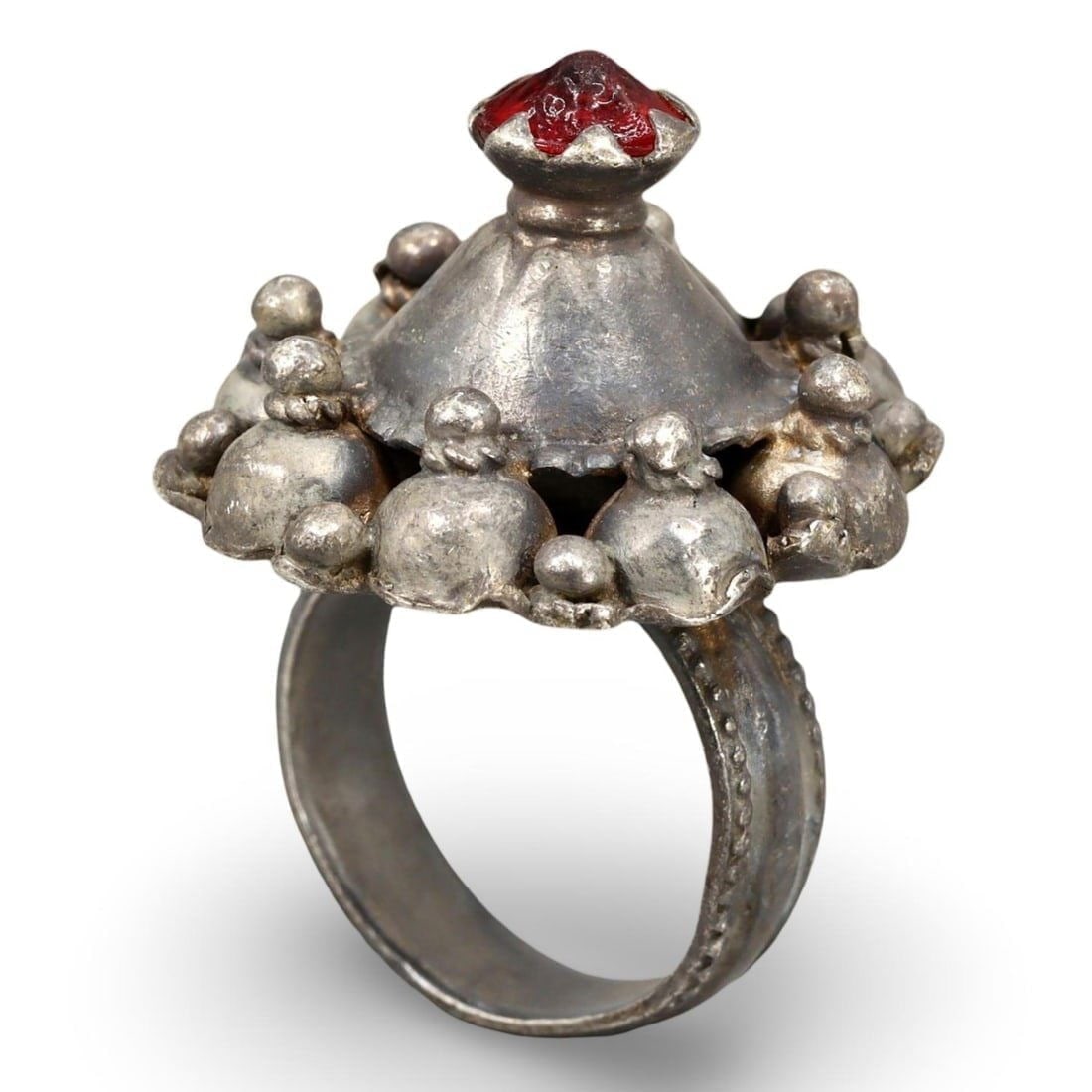 Ancient Kushan Gandhara Indo-Aryan Silver Ring, 2nd-5th Century (1 of 3)