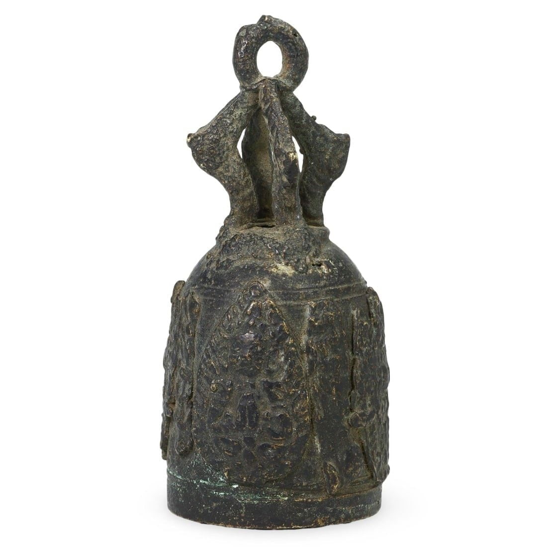 Post Medieval Indo-Himalayan Bronze Ritual Bell, 18th-19th Century: Post Medieval Indo-Himalayan Bronze Ritual Bell, 18th-19th Century