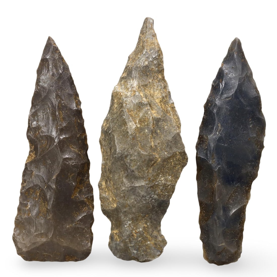 Authentic Ancient Native American Flint Arrowheads Prehistoric Artifact (1 of 1)