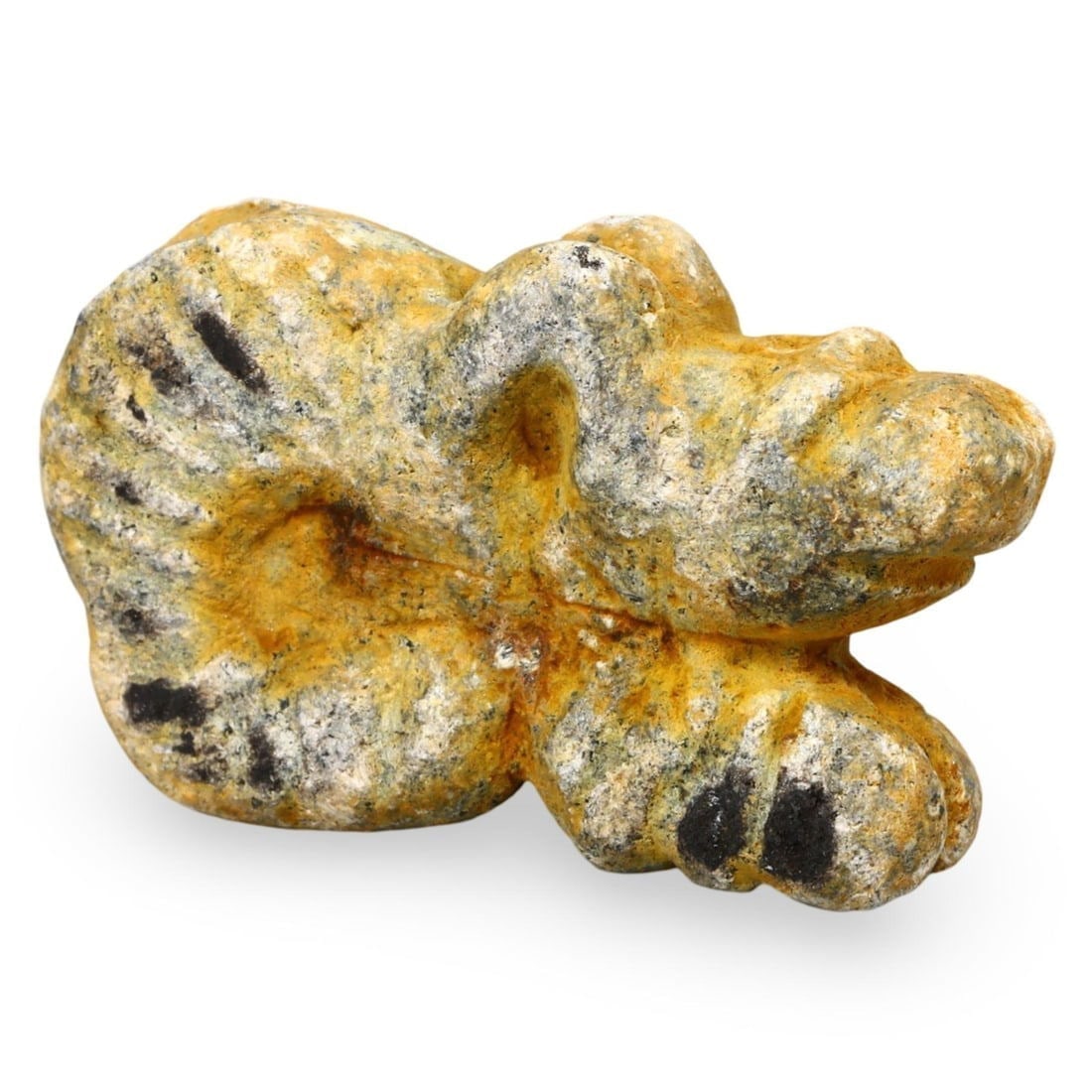 Ancient Near Eastern Zoomorphic Steatite Weight, 2nd-1st Millennium BCE: We are delighted to present an extraordinary collection of jewelry and artifacts spanning various historic European periods. Our selection ranges from Ancient Roman, Byzantine, and Early Medieval to L