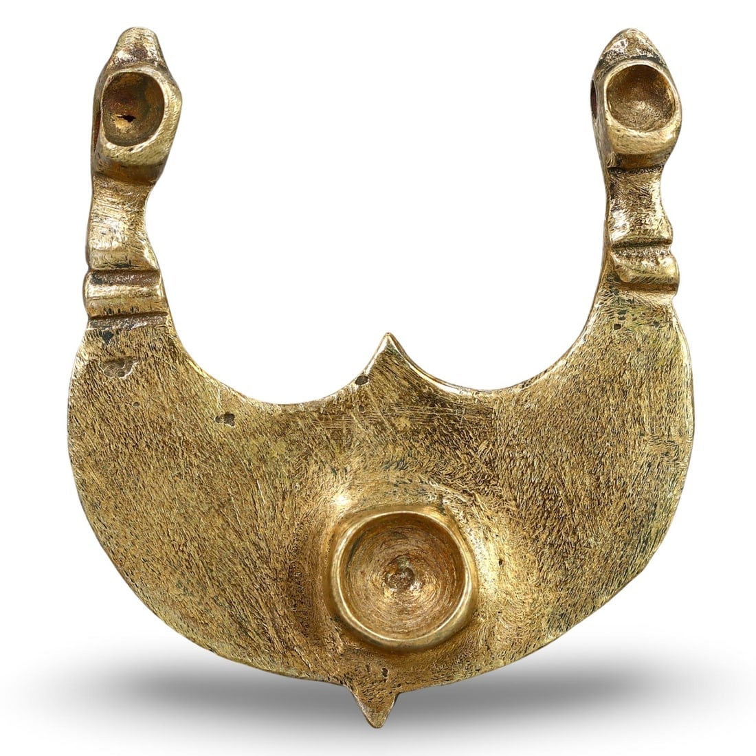 Ancient Roman Geometric Patterns Bronze Amulet Pendant (1 of 2)