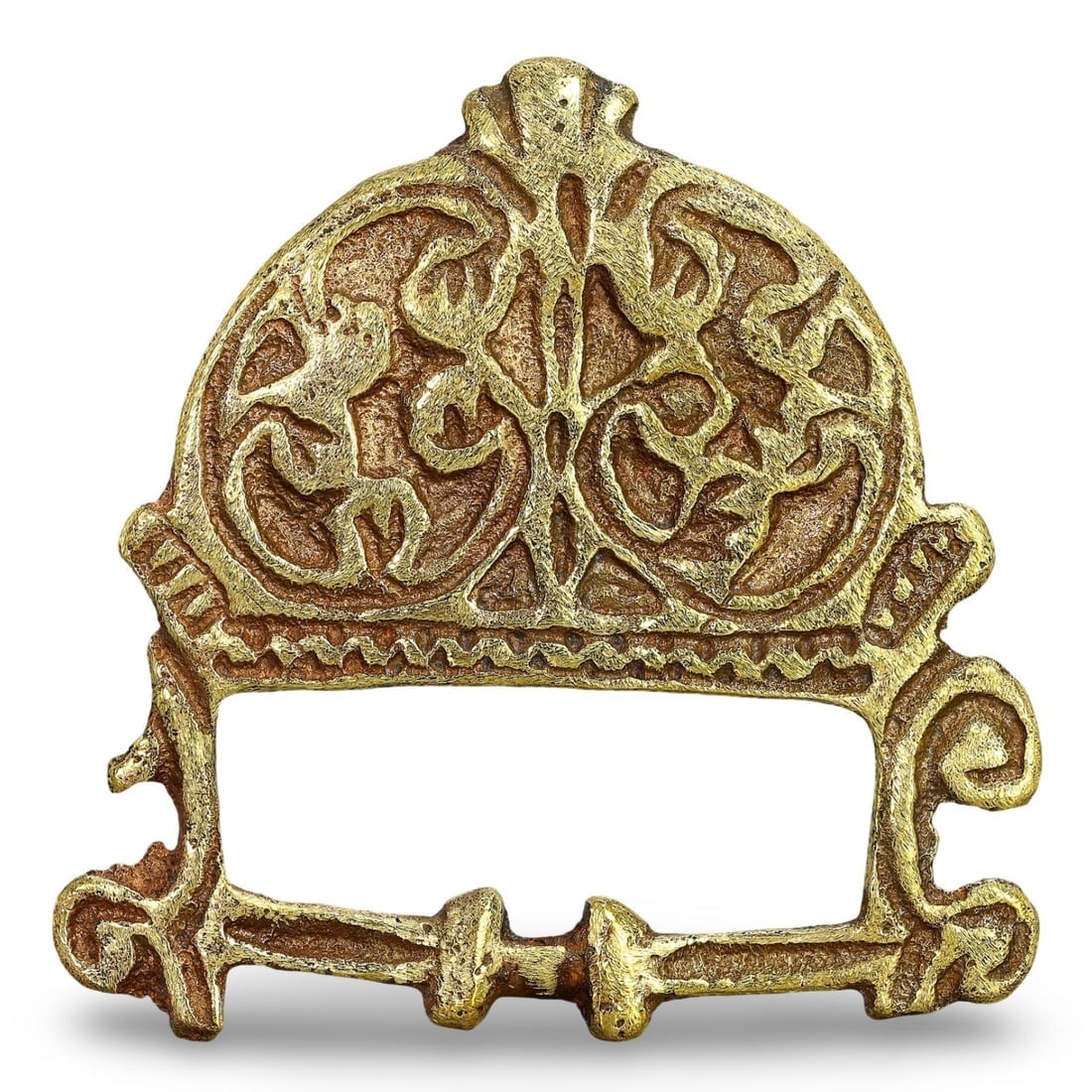 Ancient Roman Geometric Patterns BronzeBelt Buckle (1 of 2)