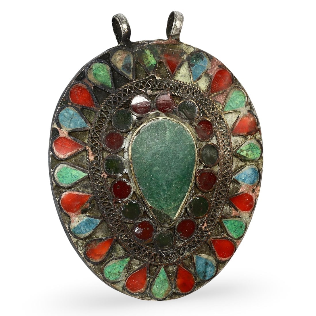 Antique Qajar Dynasty Intricate Pseudo Filigree Amulet Pendant: We are delighted to present an extraordinary collection of jewelry and artifacts spanning various historic European periods. Our selection ranges from Ancient Roman, Byzantine, and Early Medieval to L