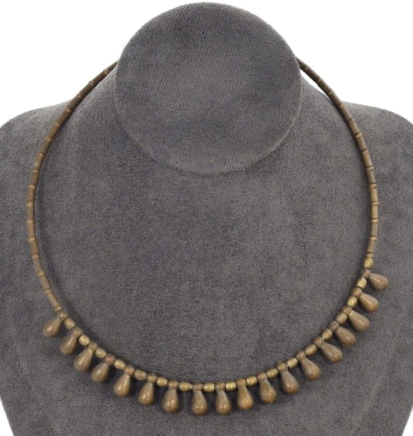 Post Medieval Konyak Tribe of Nagaland Brass Neck Torque, Late 19th Century: We are delighted to present an extraordinary collection of jewelry and artifacts spanning various historic European periods. Our selection ranges from Ancient Roman, Byzantine, and Early Medieval to L