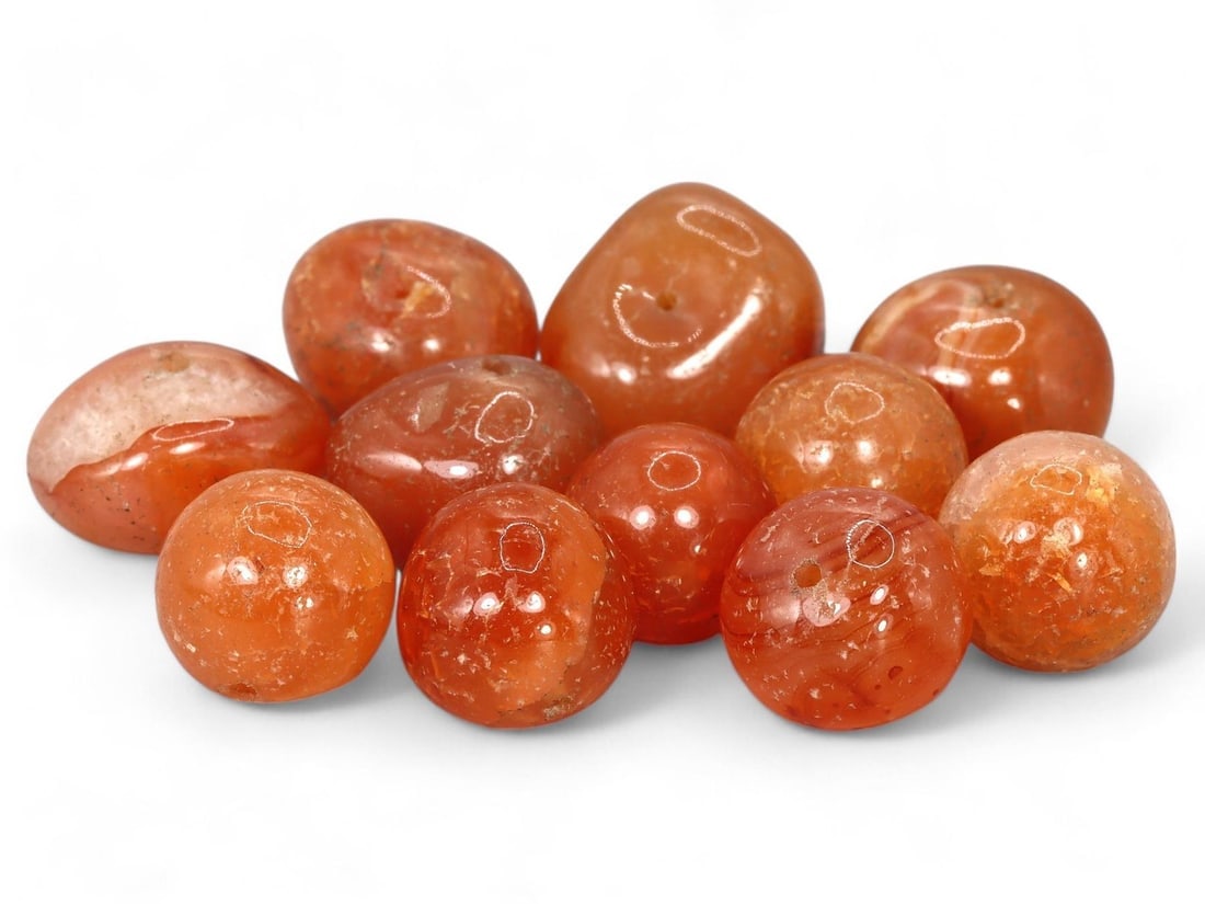 Antique Sino-Mongolian Carnelian Beads: We are delighted to present an extraordinary collection of jewelry and artifacts spanning various historic European periods. Our selection ranges from Ancient Roman, Byzantine, and Early Medieval to L