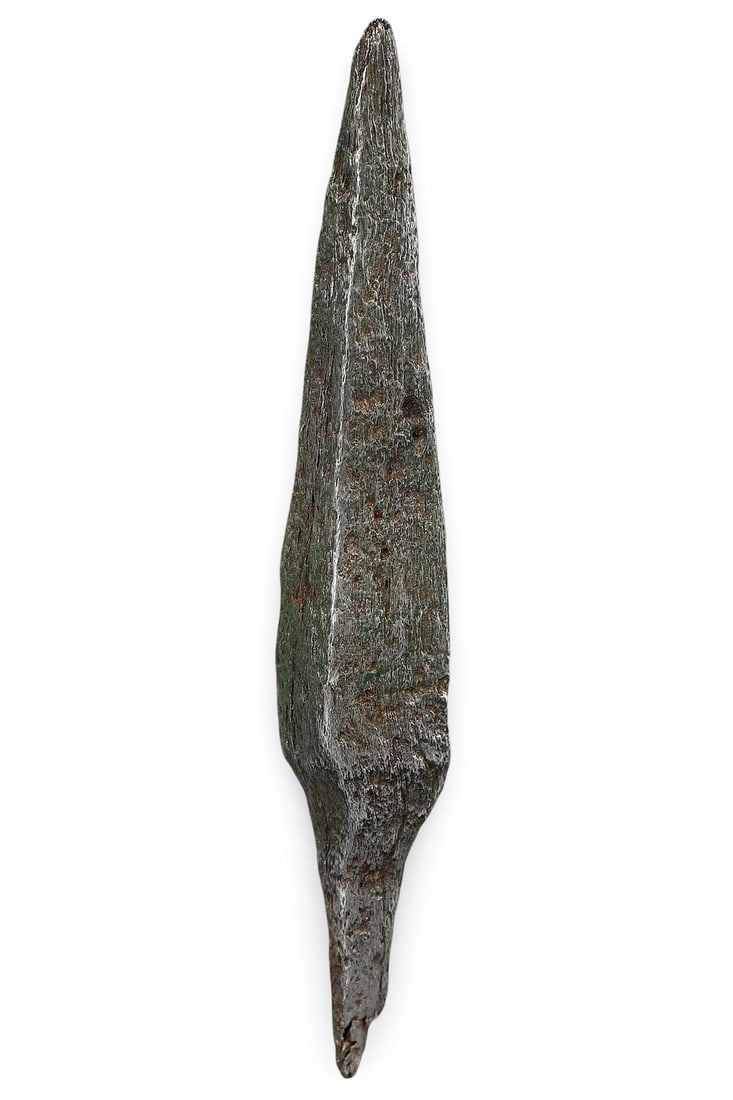 Ancient Roman Iron Arrowhead Square-Headed Pointed Tang, 2nd-3rd Century A.D. (1 of 2)
