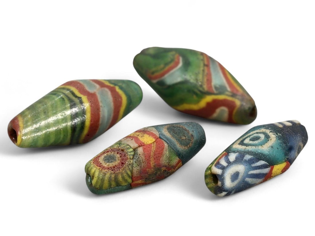 Antique Anglo-Saxon Eye Motif Glass Beads (1 of 1)