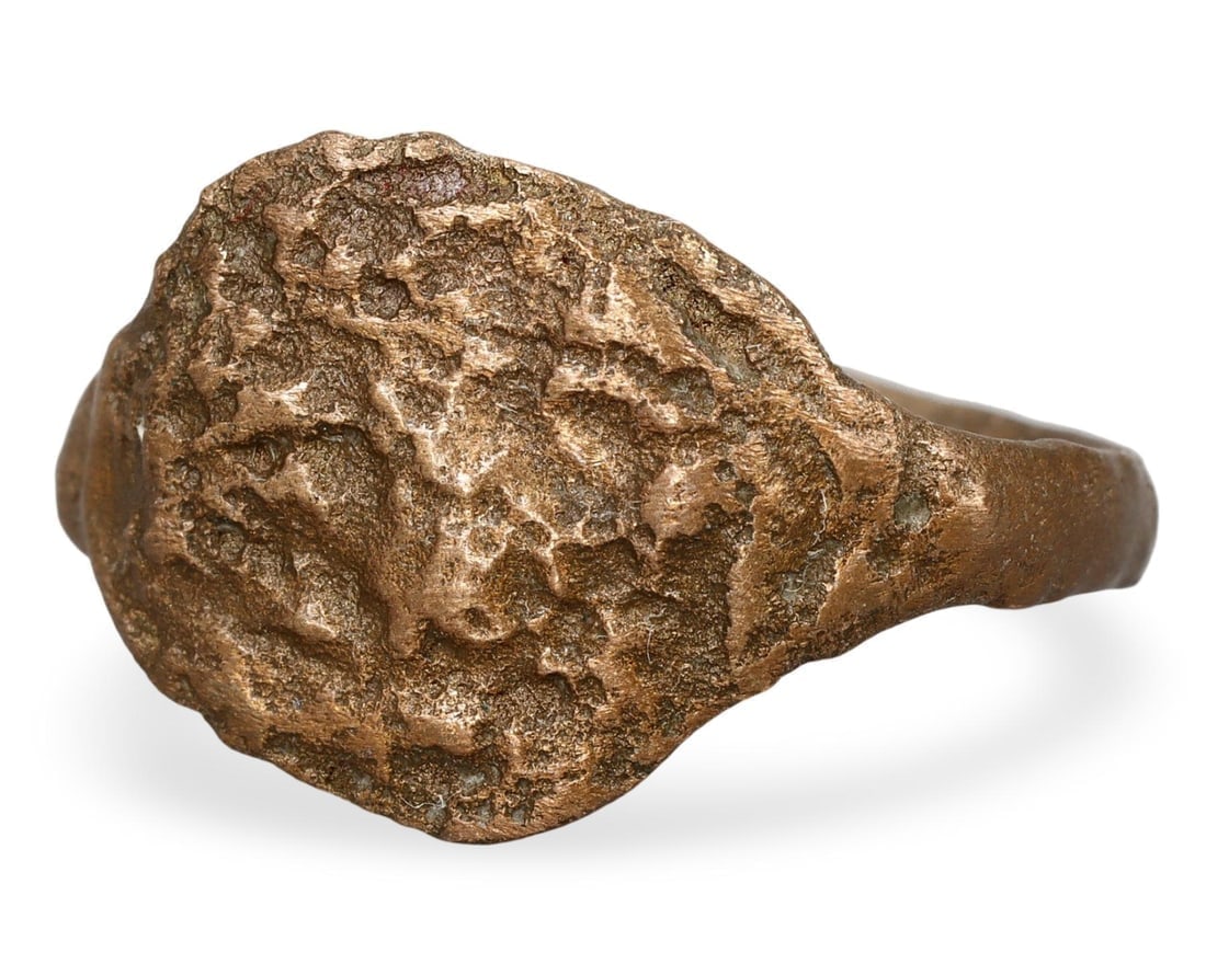 Authentic Ancient Medieval Viking / Celtic / Anglo-Saxon Bronze Ring, 11th-13th Century: Are you searching to buy authentic ancient coins, medieval relics, or antique jewelry for sale? Look no further! Our upcoming auction features an exceptional collection of authentic ancient Roman coin