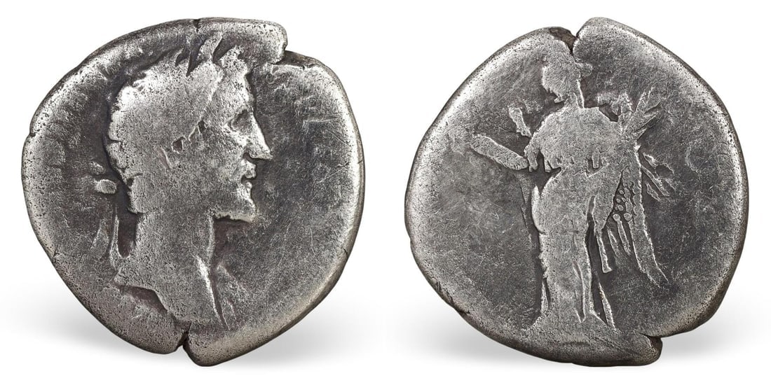 Authentic Ancient Roman Silver Denarius Coin, (16mm, 2.74g) (1 of 3)