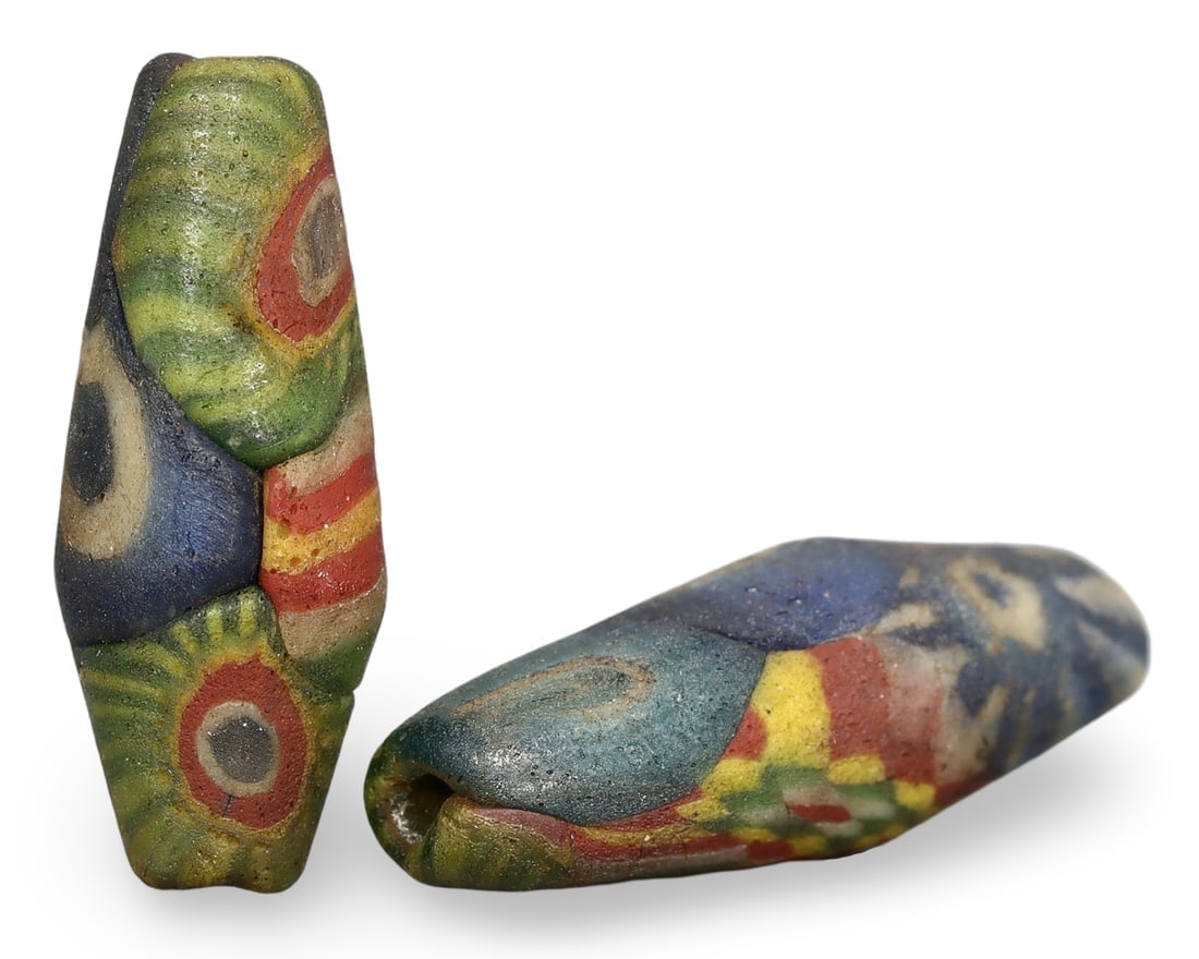 Antique Anglo-Saxon Eye Motif Glass Beads (1 of 1)