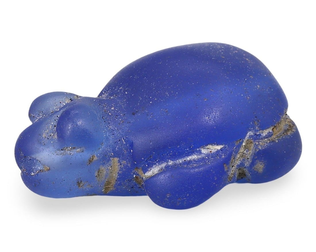 Ancient Burmese Pagan Period Pyu Zoomorphic Tortoise Amulet Bead, 9th-13th Century (1 of 3)