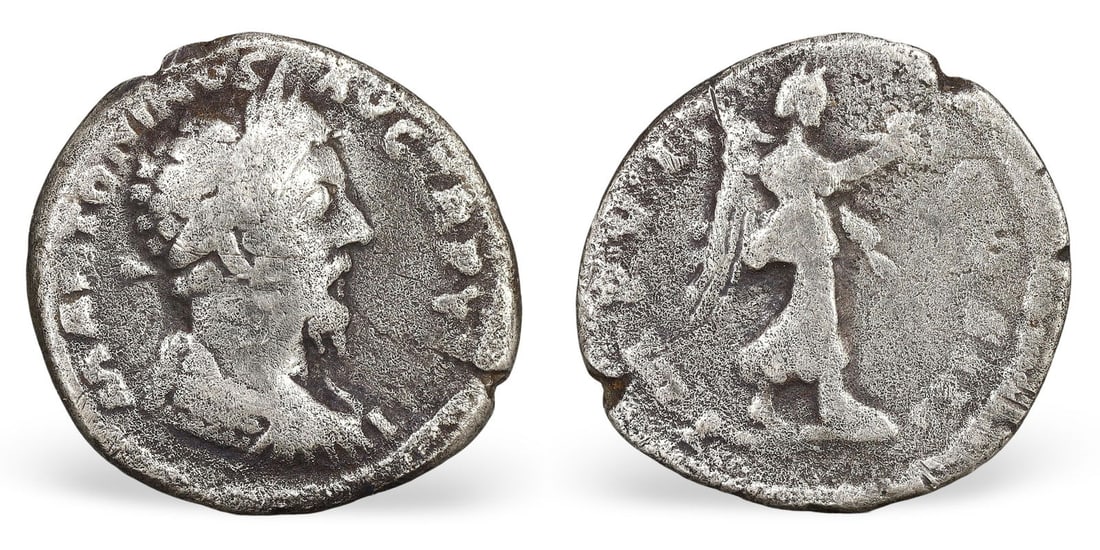 Authentic Ancient Roman Silver Denarius Coin, (18mm, 2.75g) (1 of 3)