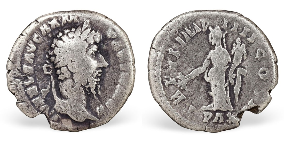 Authentic Ancient Roman Silver Denarius Coin, (18mm, 3.17g) (1 of 3)