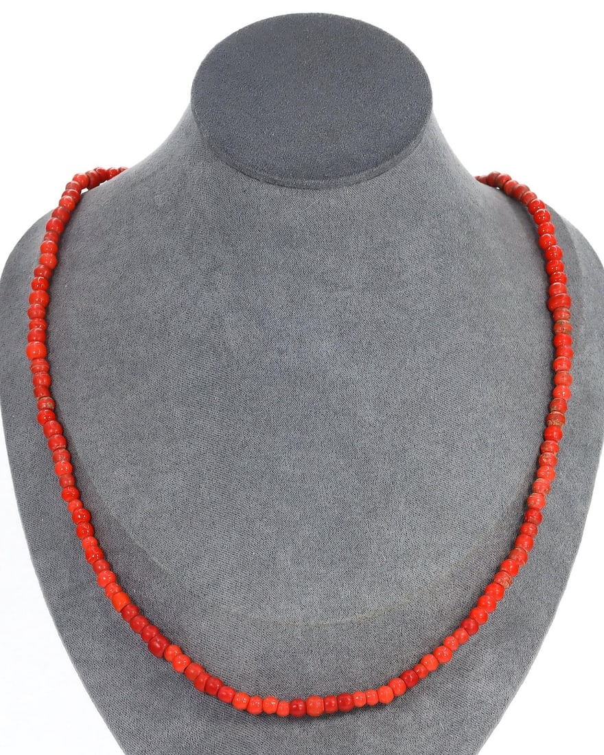 Vintage African Trade Glass Beaded Necklace: Are you searching to buy authentic ancient coins, medieval relics, or antique jewelry for sale? Look no further! Our upcoming auction features an exceptional collection of authentic ancient Roman coin