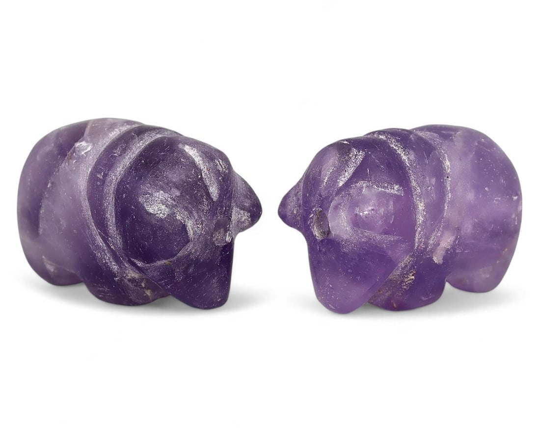 Ancient Burmese Pagan Period Pyu Zoomorphic Tortoise Amulet Beads, 9th-13th Century (1 of 1)