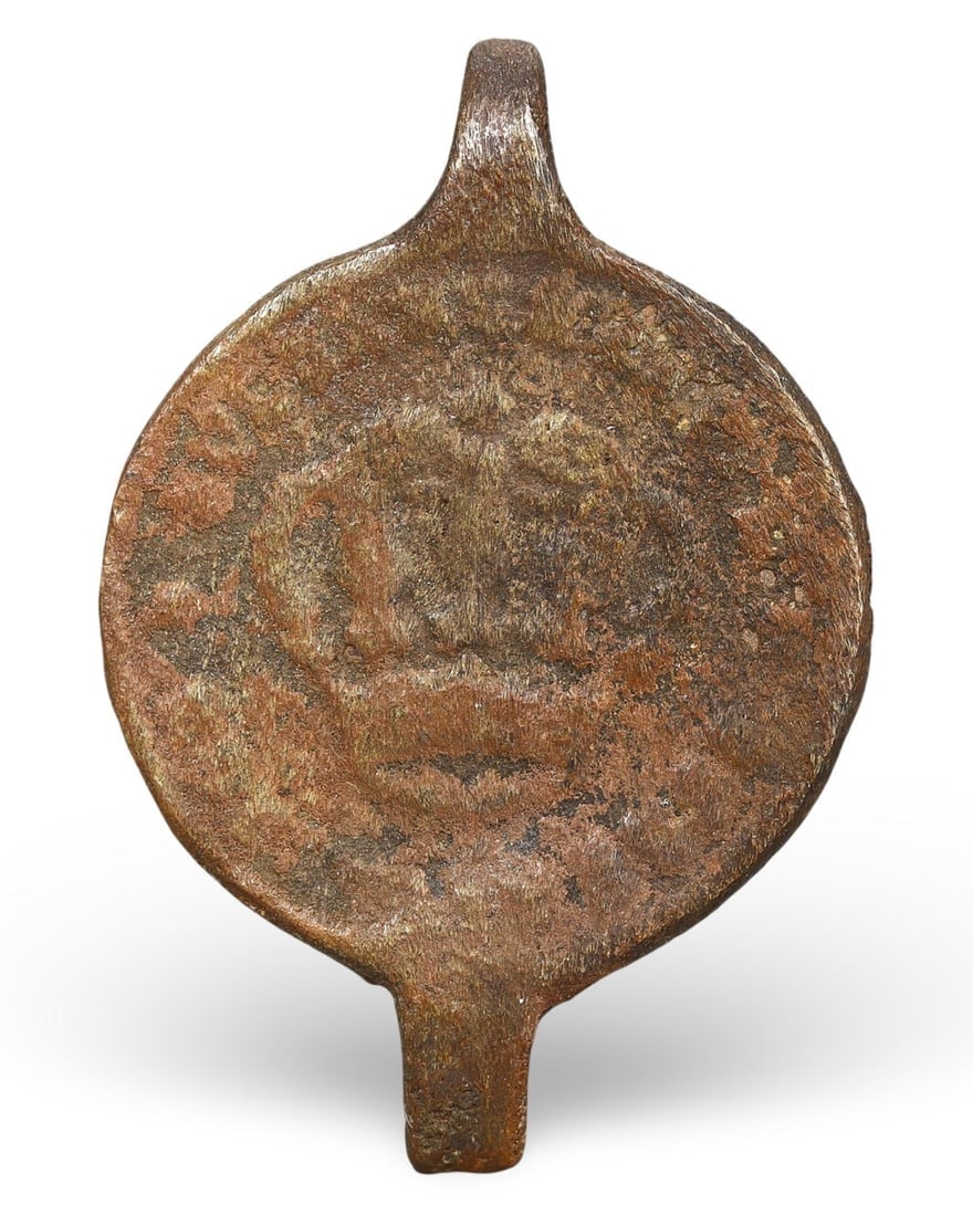 Medieval Norse Viking Bronze Openwork Pendant/Strap Fitting: NO RESERVE AUCTION running!! Our upcoming No Reserve Auction offers an incredible collection of authentic ancient Roman coins, Viking jewelry, and historical artifacts spanning millennia. This is a ra