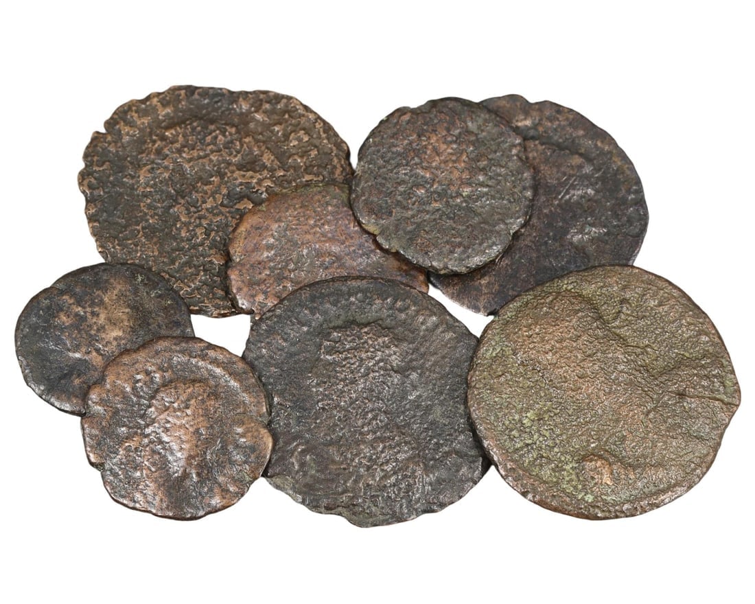Authentic Cleaned Ancient Roman Emperor Bronze Dupondius Sestertius Coins (14mm-22mm): NO RESERVE AUCTION running!! Our upcoming No Reserve Auction offers an incredible collection of authentic ancient Roman coins, Viking jewelry, and historical artifacts spanning millennia. This is a ra