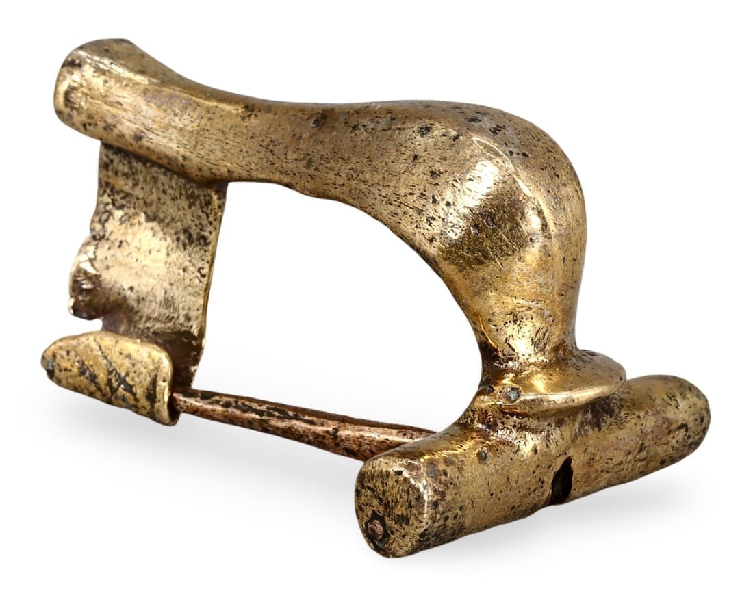 Authentic Ancient Roman Military Fibula An Expertly Cleaned Artifact: NO RESERVE AUCTION running!! Our upcoming No Reserve Auction offers an incredible collection of authentic ancient Roman coins, Viking jewelry, and historical artifacts spanning millennia. This is a ra