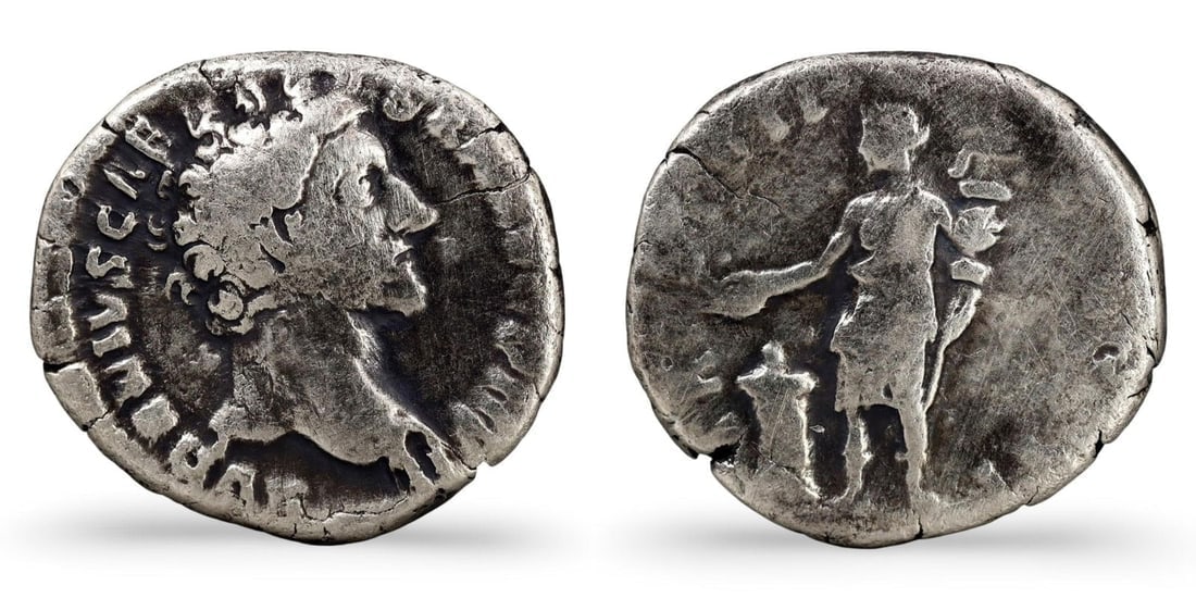 Authentic Ancient Roman Silver Denarius Coin, (16mm, 3.04g) (1 of 3)