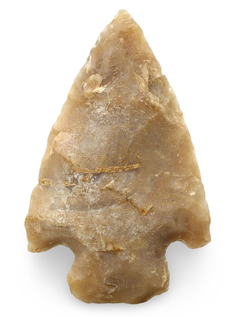 Authentic Ancient Native American Flint Arrowhead Prehistoric Artifact (1 of 2)