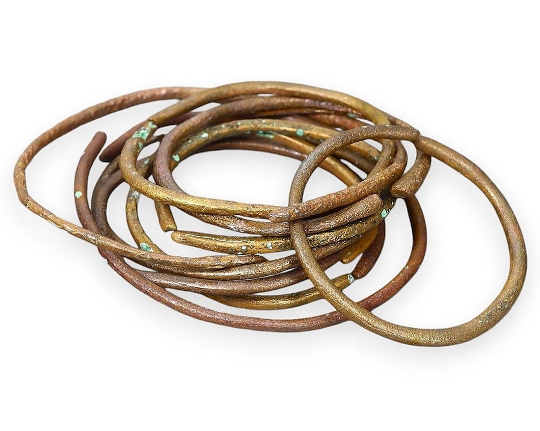 Collection of Viking Era Expertly Cleaned Bronze Bracelets: Our highly anticipated antique auction, offering an unparalleled opportunity for collectors and history enthusiasts to acquire rare Ancient Artifacts for Sale. Our collection spans centuries and civil