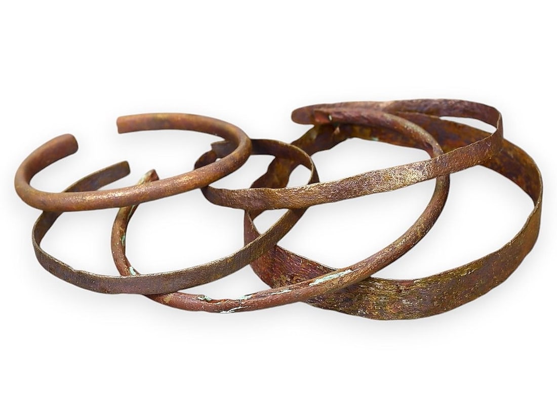 Collection of Viking Era Expertly Cleaned Bronze Bracelets: Our highly anticipated antique auction, offering an unparalleled opportunity for collectors and history enthusiasts to acquire rare Ancient Artifacts for Sale. Our collection spans centuries and civil