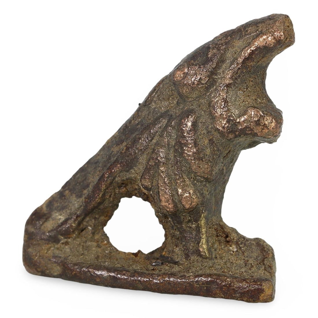 Ancient Egyptian Bronze Zoomorphic Amulet, 26th Dynasty, 7th-6th Century B.C. (1 of 3)