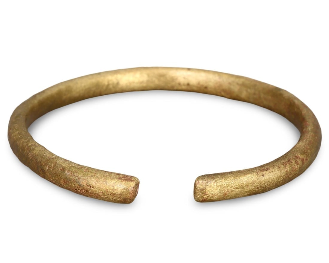 Authentic Norse Warrior's Bracelet Expertly Cleaned Viking Bronze Armlet: Our highly anticipated Antique Auction, "Treasures of the Ancient and Medieval World," offering an unparalleled opportunity for collectors and history enthusiasts to acquire rare Ancient Artifacts for