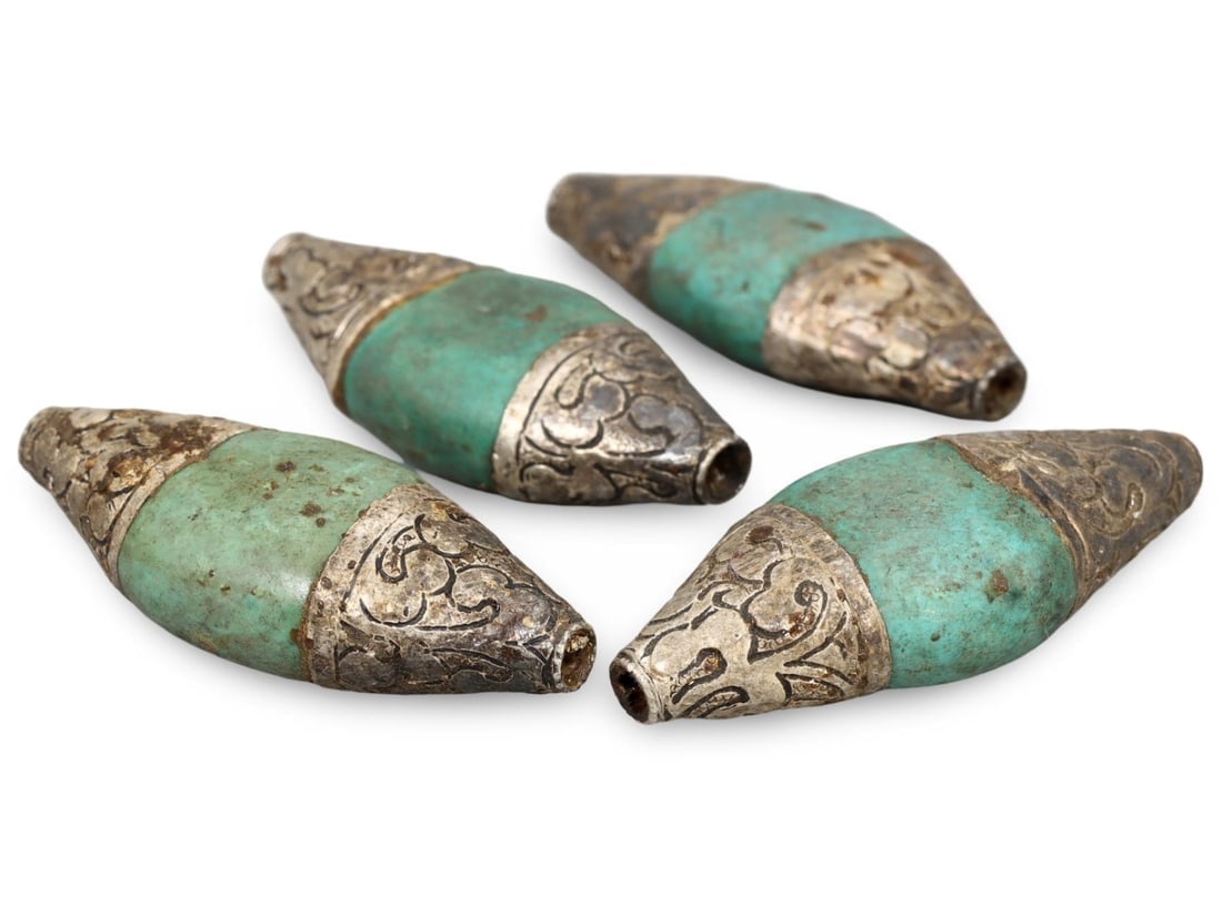 Exquisite Tribal Himalayan Antique Sino-Tibetan Capped Stone Relics of Sacred Beads: Our highly anticipated Antique Auction, "Treasures of the Ancient and Medieval World," offering an unparalleled opportunity for collectors and history enthusiasts to acquire rare Ancient Artifacts for