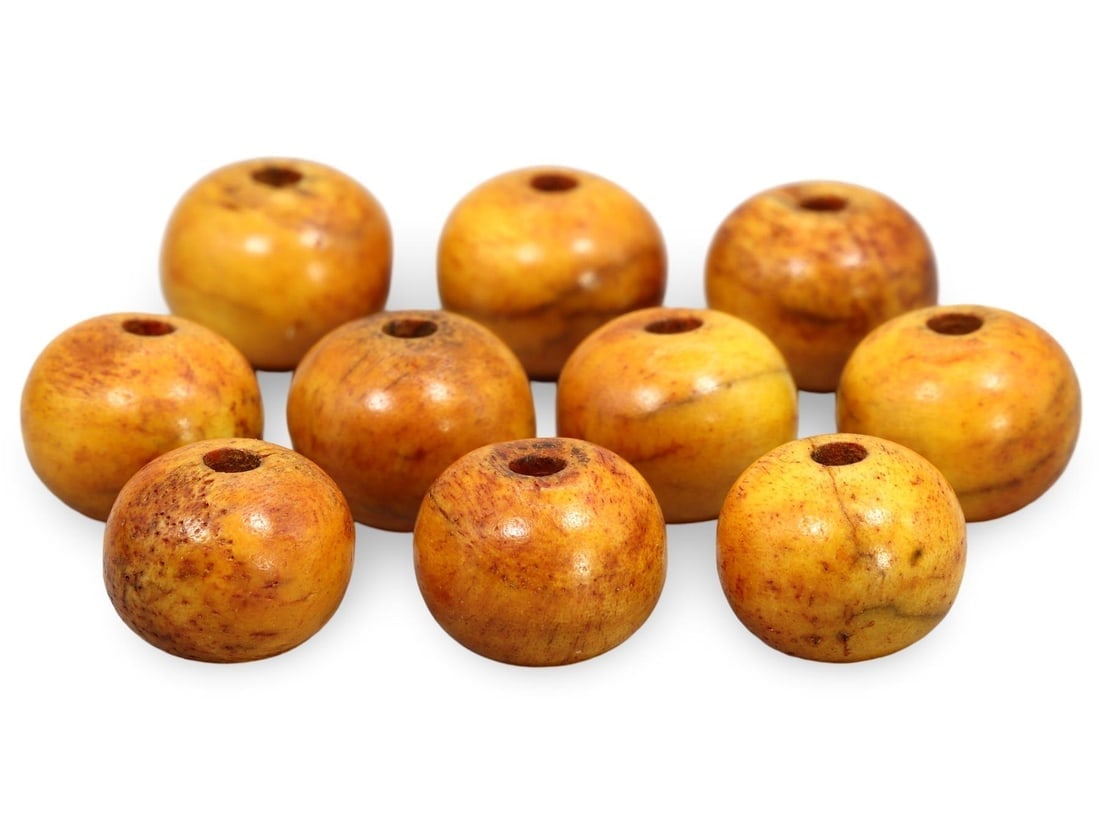 Exquisite Himalayan Antique Sino-Tibetan Petrified Wood Relics of Sacred Beads: Our highly anticipated Antique Auction, "Treasures of the Ancient and Medieval World," offering an unparalleled opportunity for collectors and history enthusiasts to acquire rare Ancient Artifacts for