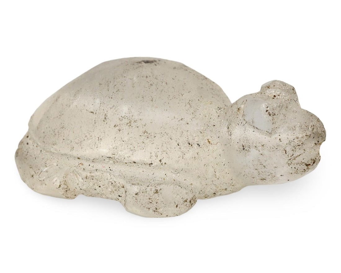 Ancient Burmese Pagan Period Pyu Zoomorphic Tortoise Amulet Bead, 9th-13th Century: Our highly anticipated Antique Auction, "Treasures of the Ancient and Medieval World," offering an unparalleled opportunity for collectors and history enthusiasts to acquire rare Ancient Artifacts for