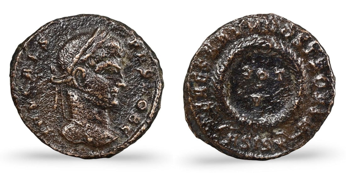 Premium Ancient Roman Emperor's Portrait and Mythological Scene Bronze Coin (17mm, 2.46g): Our highly anticipated Antique Auction, "Treasures of the Ancient and Medieval World," offering an unparalleled opportunity for collectors and history enthusiasts to acquire rare Ancient Artifacts for