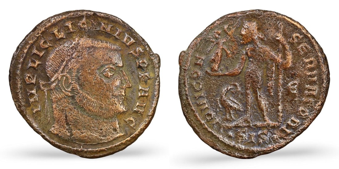 Premium Ancient Roman Emperor's Portrait and Mythological Scene Bronze Coin, (20mm, 3.21g): Our highly anticipated Antique Auction, "Treasures of the Ancient and Medieval World," offering an unparalleled opportunity for collectors and history enthusiasts to acquire rare Ancient Artifacts for