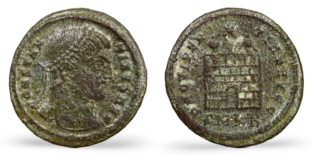 Premium Ancient Roman Emperor's Portrait and Mythological Scene Bronze Coin, (19mm, 2.94g): Our highly anticipated Antique Auction, "Treasures of the Ancient and Medieval World," offering an unparalleled opportunity for collectors and history enthusiasts to acquire rare Ancient Artifacts for