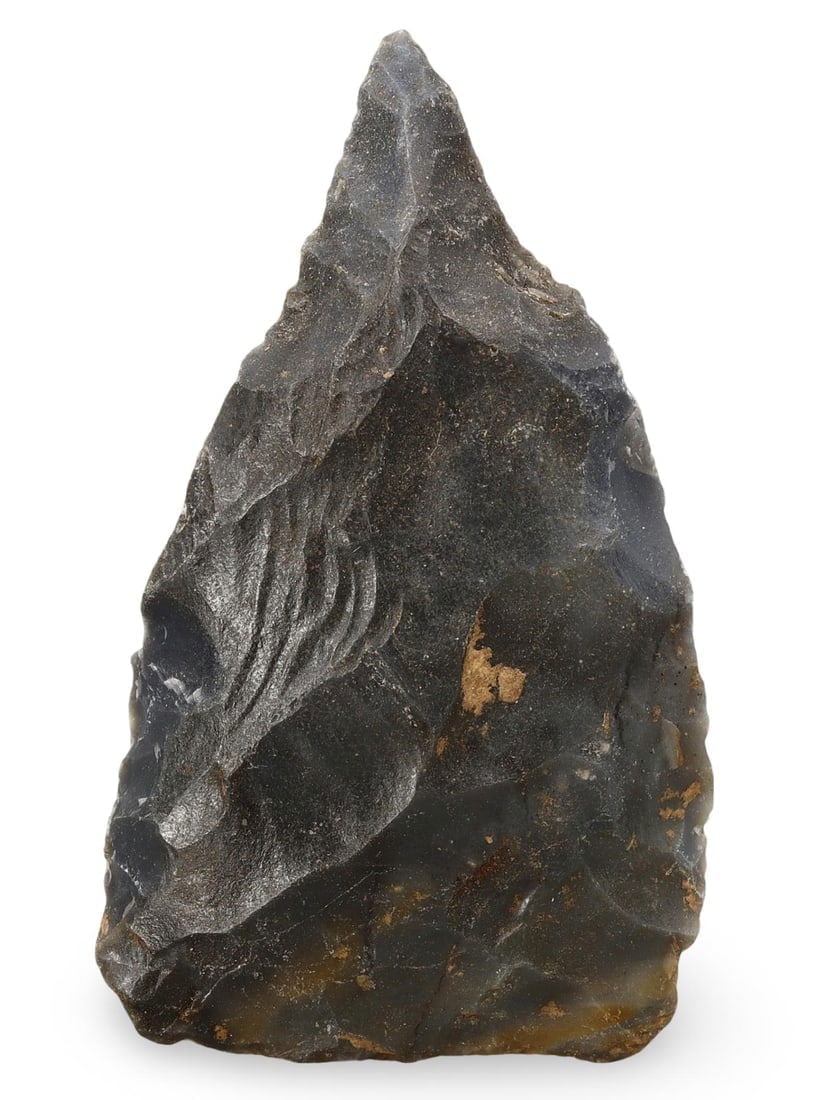 Authentic Ancient Native American Flint Arrowhead Prehistoric Artifact: Our highly anticipated Antique Auction, "Treasures of the Ancient and Medieval World," offering an unparalleled opportunity for collectors and history enthusiasts to acquire rare Ancient Artifacts for
