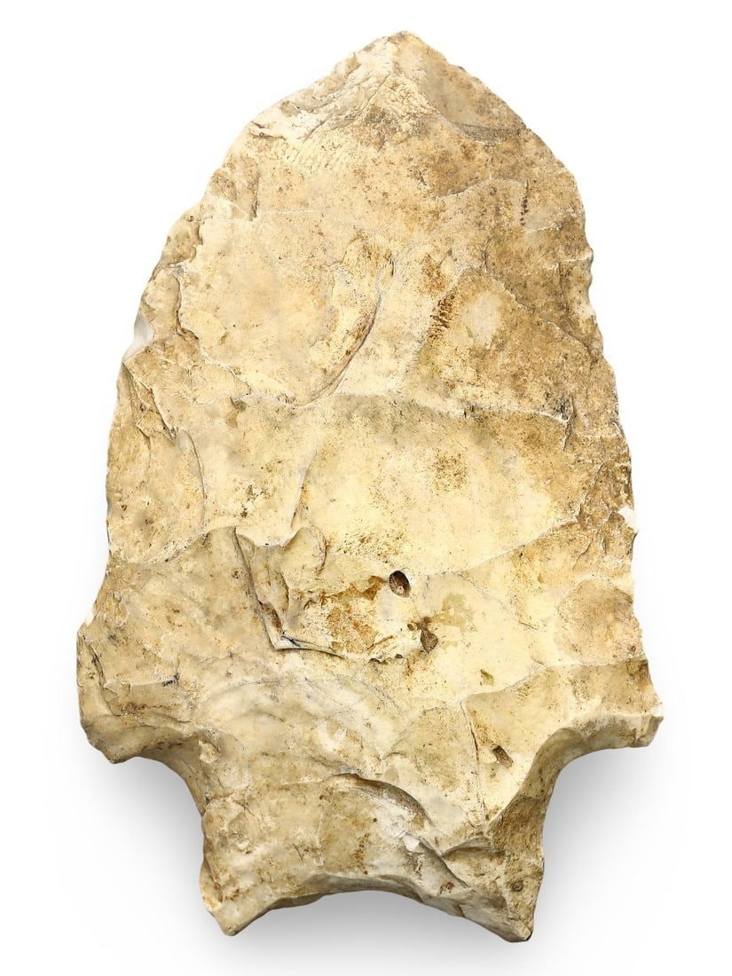 Authentic Ancient Native American Flint Arrowhead Prehistoric Artifact: Our highly anticipated Antique Auction, "Treasures of the Ancient and Medieval World," offering an unparalleled opportunity for collectors and history enthusiasts to acquire rare Ancient Artifacts for