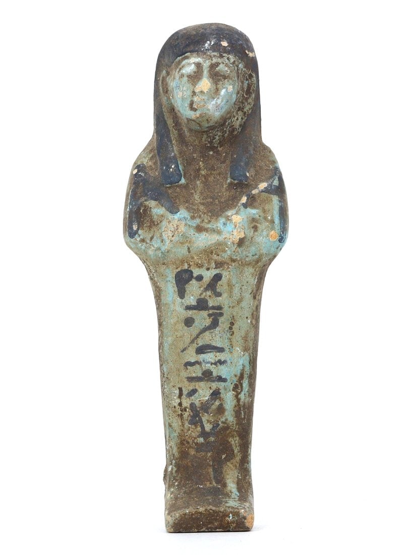 Antique Egyptian Grand Tour Statutte of Protector of the Afterlife: Our highly anticipated Antique Auction, "Treasures of the Ancient and Medieval World," offering an unparalleled opportunity for collectors and history enthusiasts to acquire rare Ancient Artifacts for