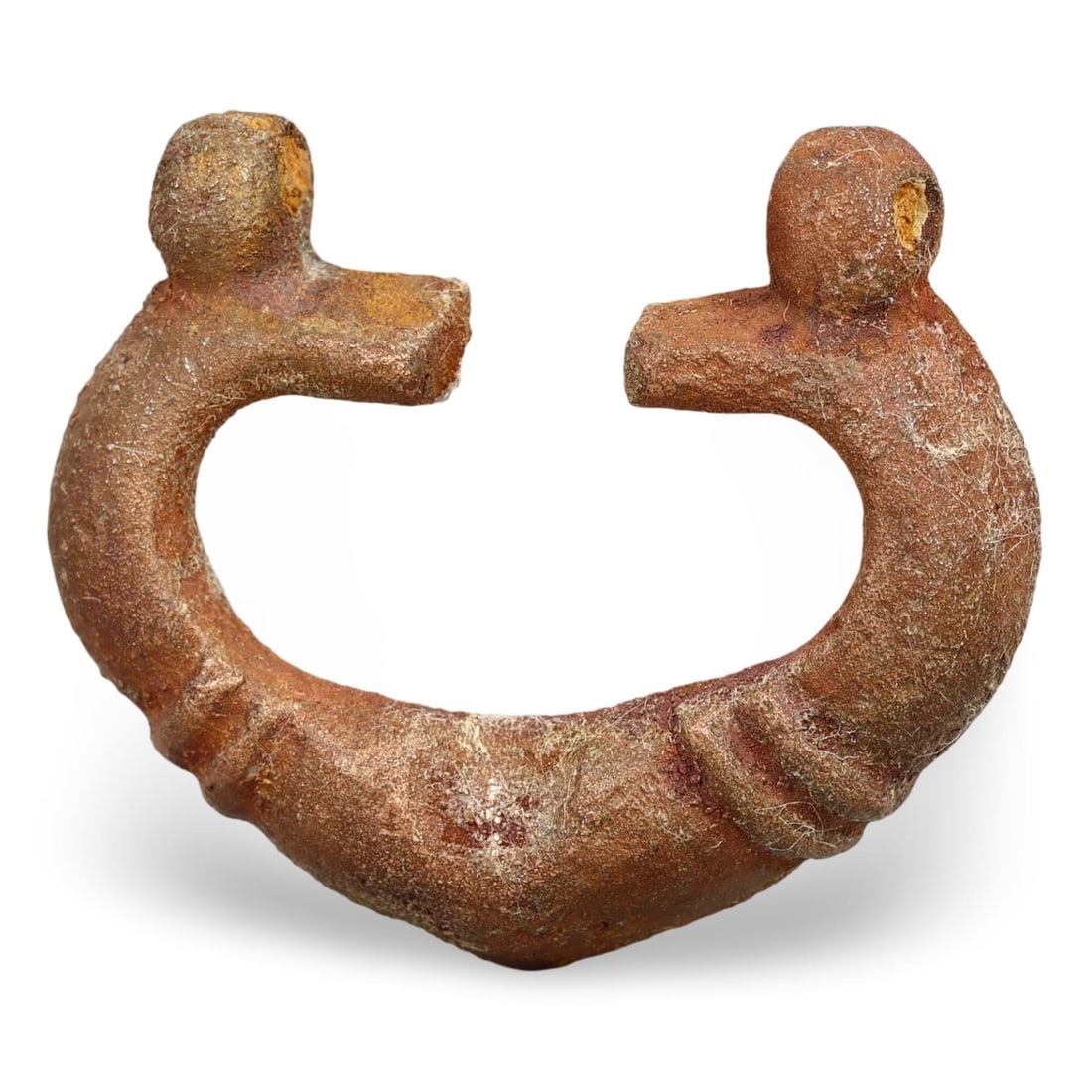 Ancient Bronze Locket Amulet with Dual-Headed Design: Our highly anticipated Antique Auction, "Treasures of the Ancient and Medieval World," offering an unparalleled opportunity for collectors and history enthusiasts to acquire rare Ancient Artifacts for