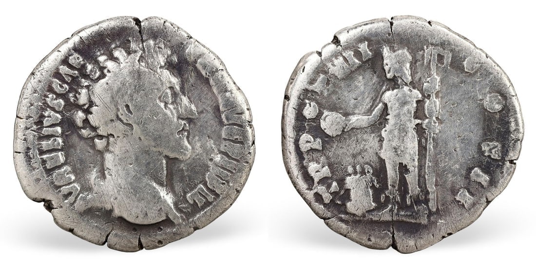 Authentic Ancient Roman Imperial Rome Portrait Relic Silver Denarius Coin (18mm, 2.84g): Our highly anticipated Antique Auction, "Treasures of the Ancient and Medieval World," offering an unparalleled opportunity for collectors and history enthusiasts to acquire rare Ancient Artifacts for
