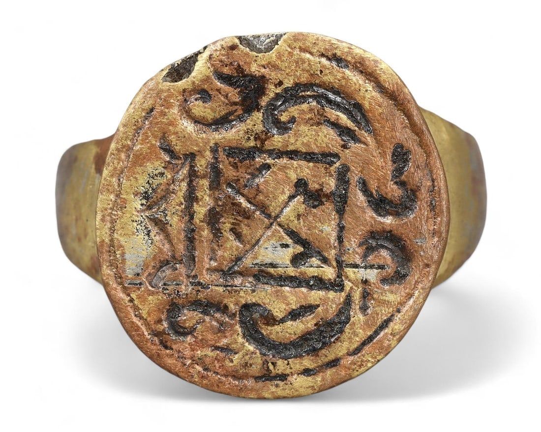 Authentic Norse Warrior's Bracelet Expertly Cleaned Viking Bronze Ring, US 12.25 (1 of 2)