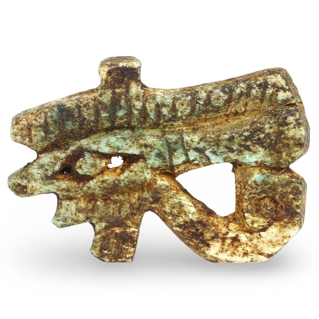 Post-Medieval Iconic Symbols of Ancient Protection and Reverence Egyptian Grand Tour Faience Amulets: Our highly anticipated Antique Auction, "Treasures of the Ancient and Medieval World," offering an unparalleled opportunity for collectors and history enthusiasts to acquire rare Ancient Artifacts for