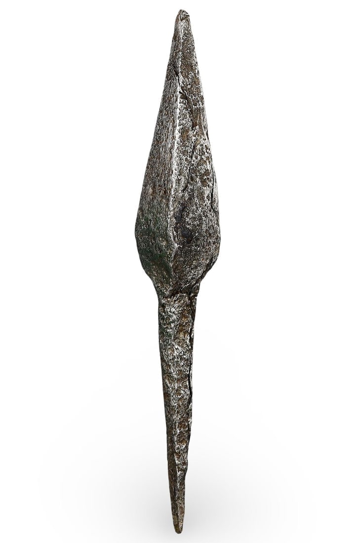 Ancient Roman Iron Arrowhead Square-Headed Pointed Tang, 2nd-3rd Century A.D. (1 of 2)